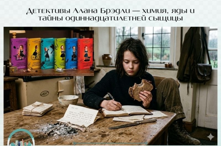 Статья Детективы Алана Брэдли — химия, яды и тайны одиннадцатилетней сыщицы