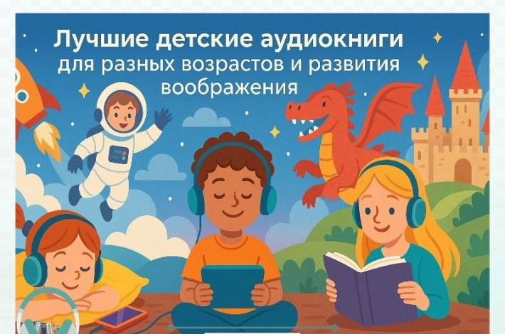 Статья Лучшие детские аудиокниги для разных возрастов и развития воображения