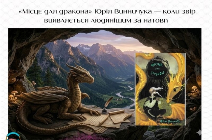 Статья «Місце для дракона» Юрія Винничука — коли звір виявляється людянішим за натовп