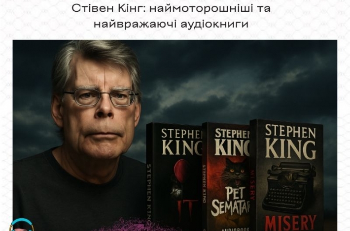 Статья Стівен Кінг: наймоторошніші та найвражаючі аудіокниги