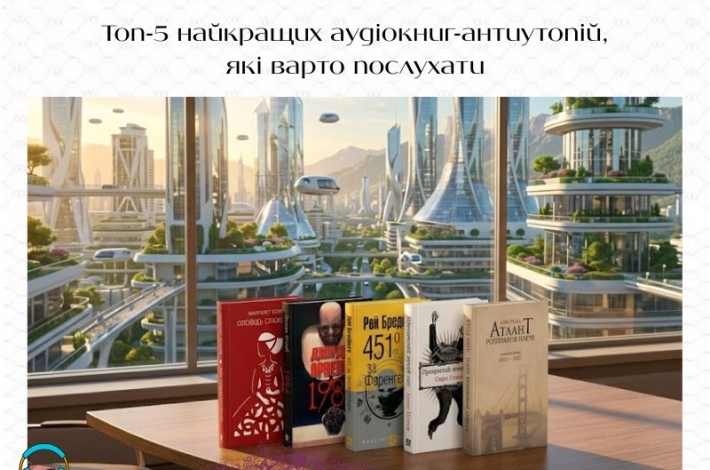 Статья Топ-5 найкращих аудіокниг-антиутопій, які варто послухати